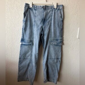 Women's Casual Light Blue Boyfriend Jeans